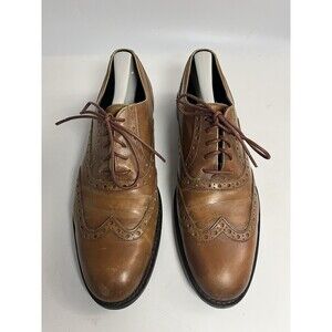 Bruno Magli Alvar Oxford Men’s Wingtip Shoes 8.5 M Made In Italy